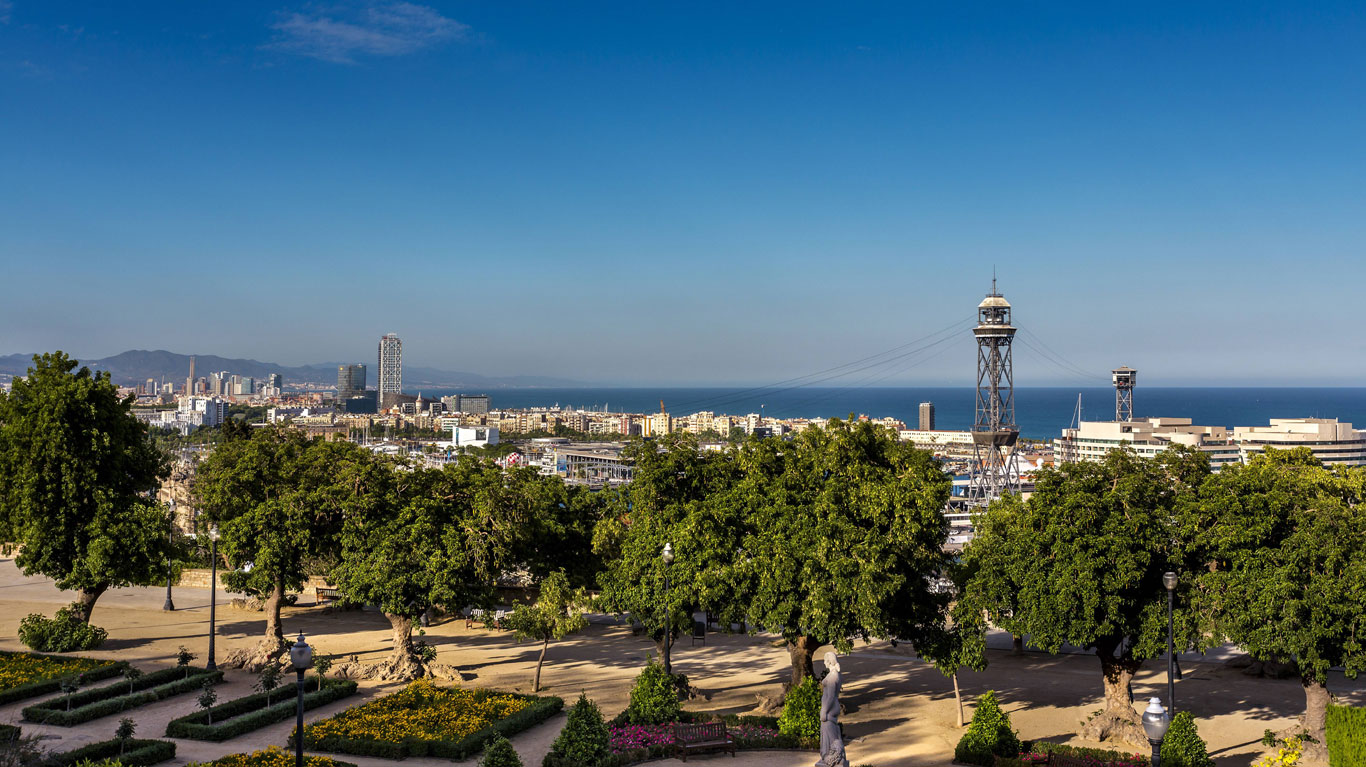 Barcelona: über den Dächern der Stadt