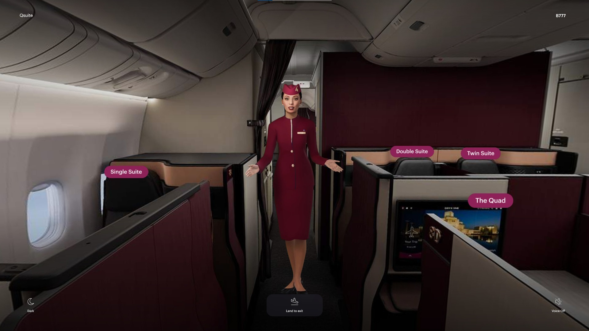 Das „QVerse“ von Qatar Airways