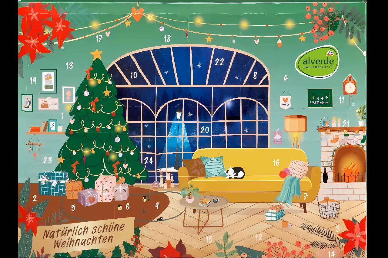 Für Naturliebhaberinnen – der Alverde-Adventskalender mit Naturkosmetik und mehr