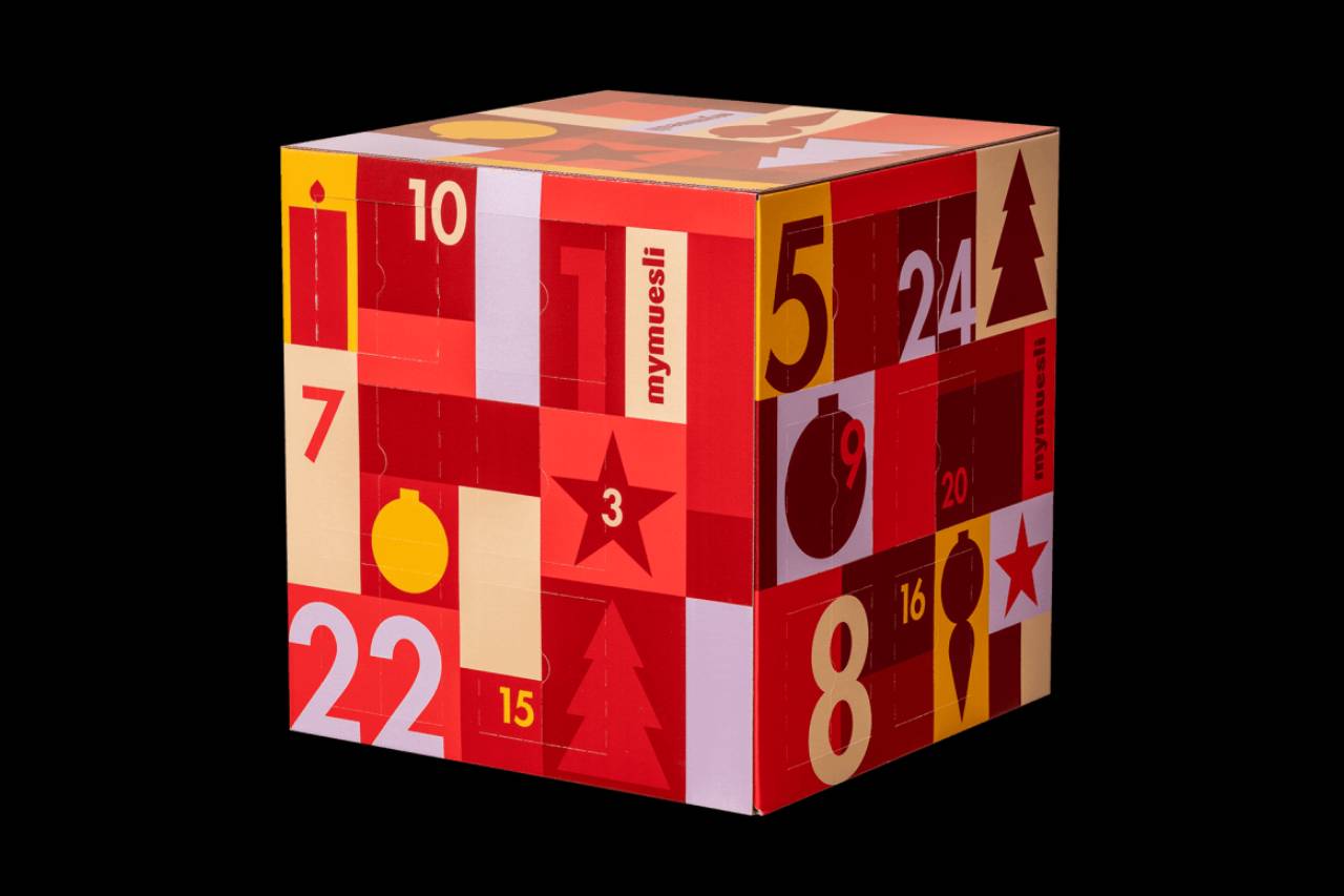 Köstliche Frühstücksvariationen im Advent – der MyMuesli Adventskalender liefert Snacks